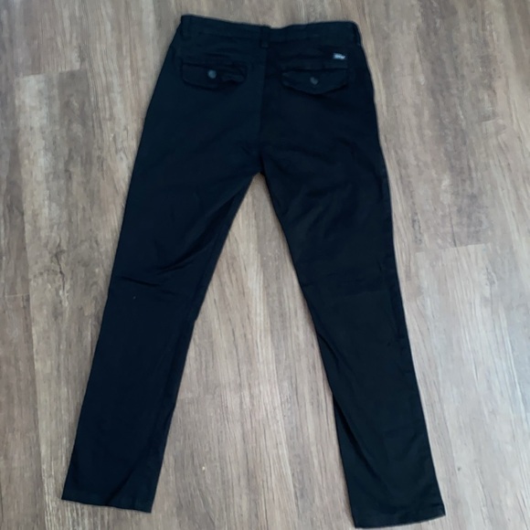 Truth.Substance Common Sense Black Slim Fit Straight Stretch Pant Size 34x30 - Picture 4 of 6